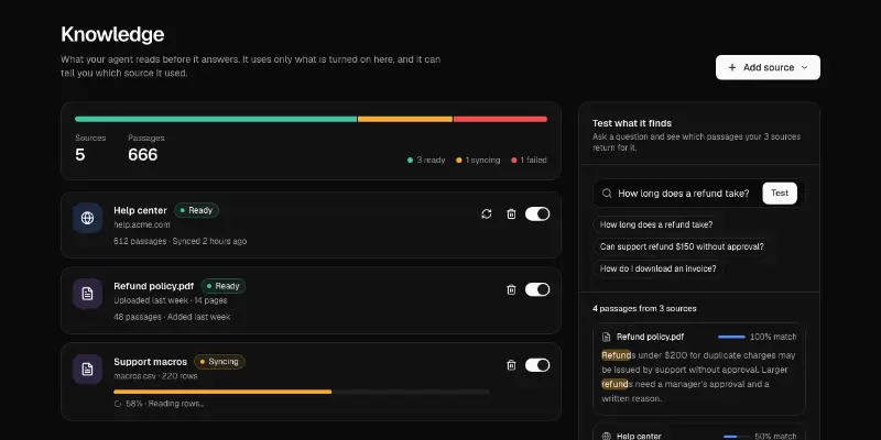 Agent 8: knowledge manager preview