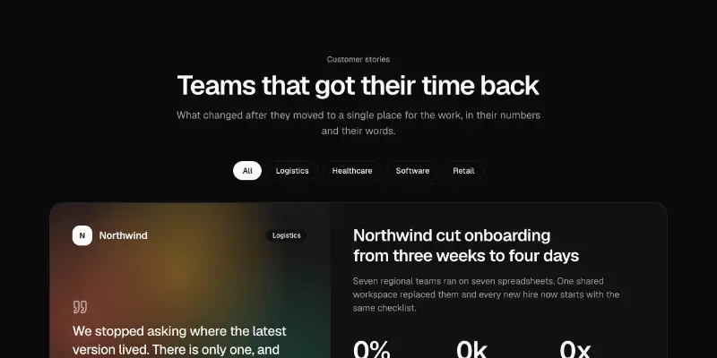 Case study 1: customer stories preview
