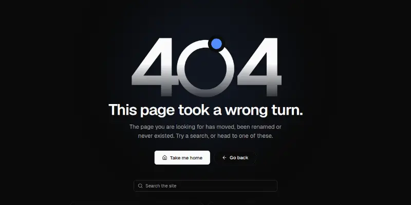 Error 1: friendly 404, 403 and 500 page preview