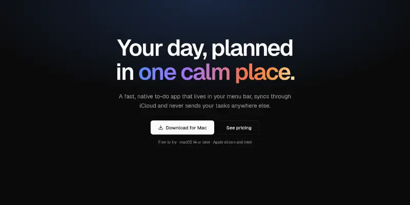 Hero 5: Mac app with opening laptop preview