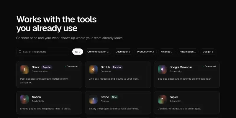 Integrations 1: directory preview