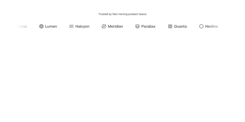 Logo Cloud 1: marquee or grid preview