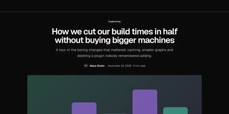 Blog Pro 2: article page with contents preview