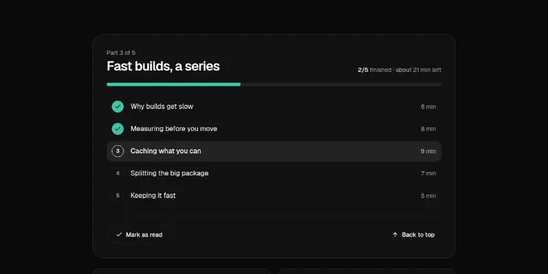 Blog Pro 9: series progress and next up preview