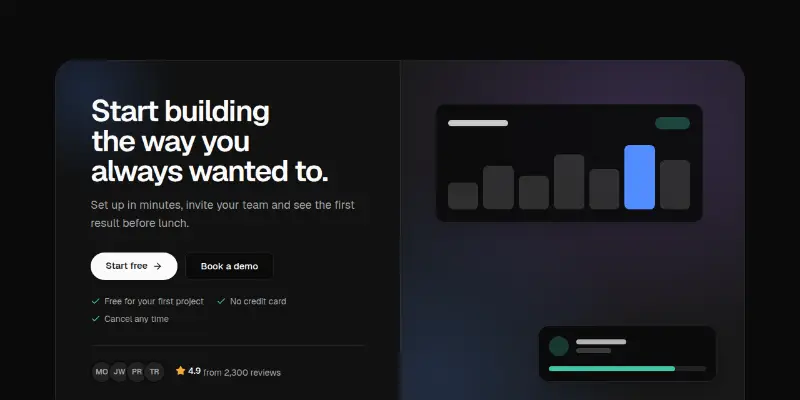 Cta Pro 2: split card with picture preview