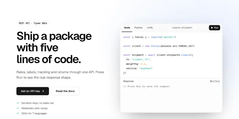 Hero Pro 13: API with runnable code preview