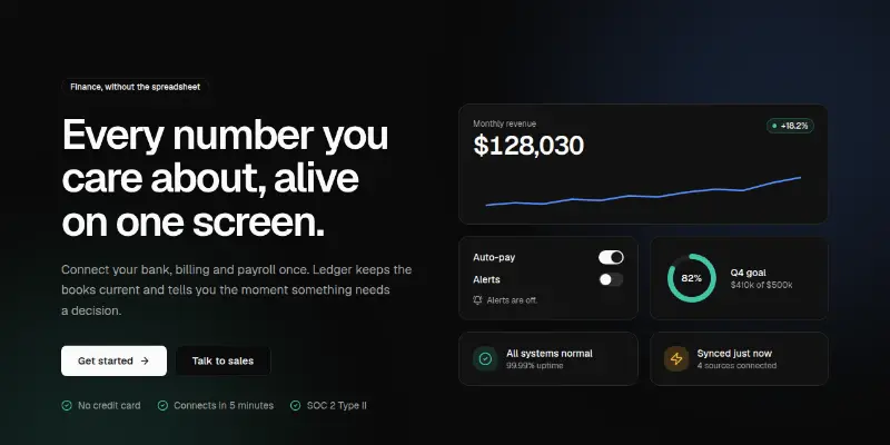 Hero Pro 2: bento of live widgets preview