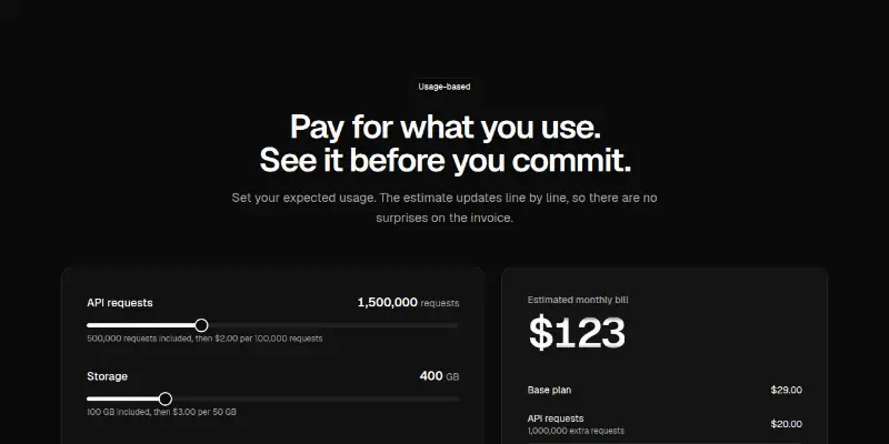 Pricing Pro 3: usage estimator preview