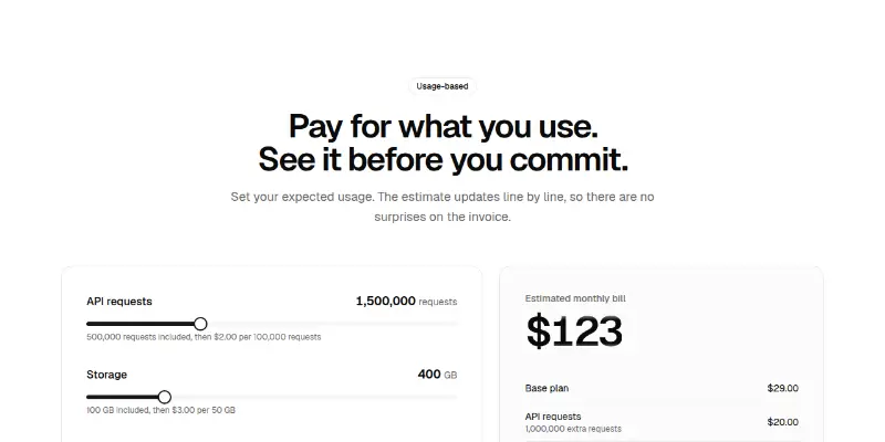Pricing Pro 3: usage estimator preview