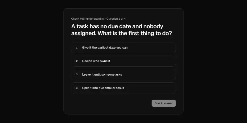 Quiz 1: questions with feedback preview