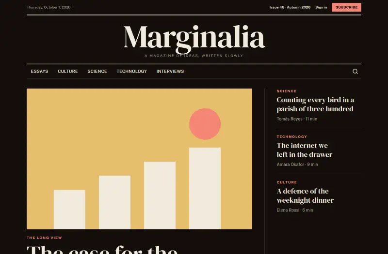 Marginalia: magazine preview