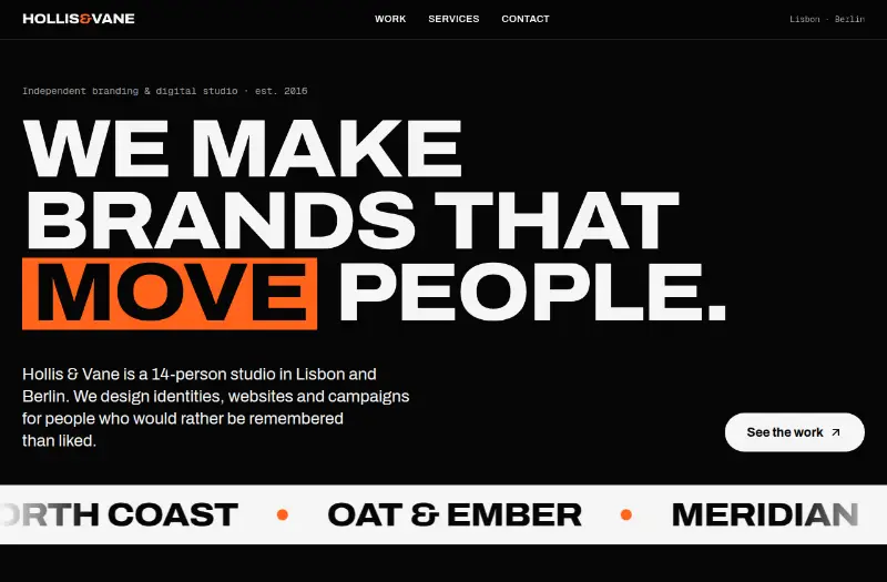 Studio: creative agency preview