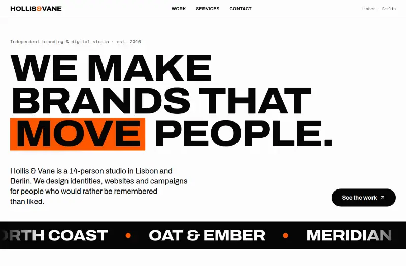 Studio: creative agency preview